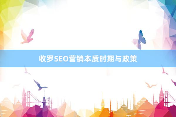 收罗SEO营销本质时期与政策